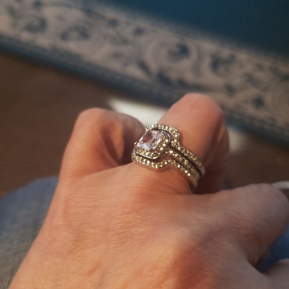 3 piece diamond wedding set - Picture 5 of 5